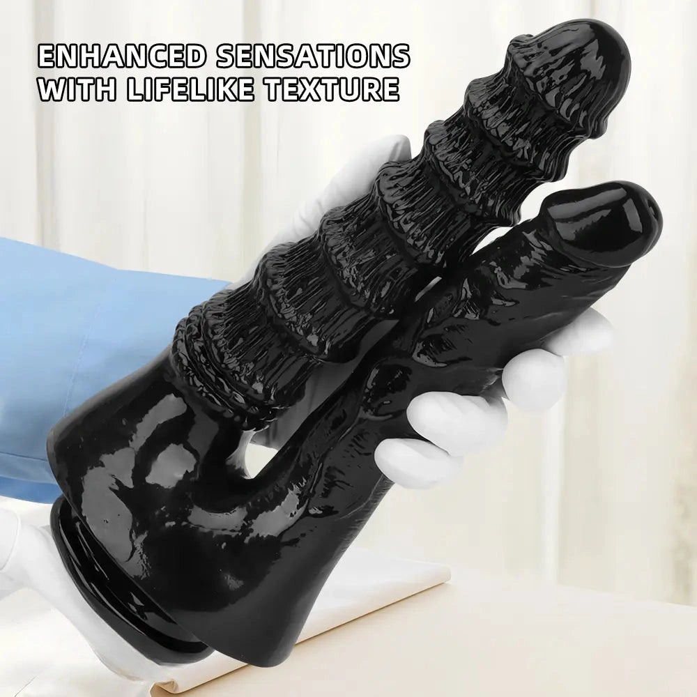 10.82in Oversized Double-headed Dildo For Lesbian Couple Gay Sex Toy