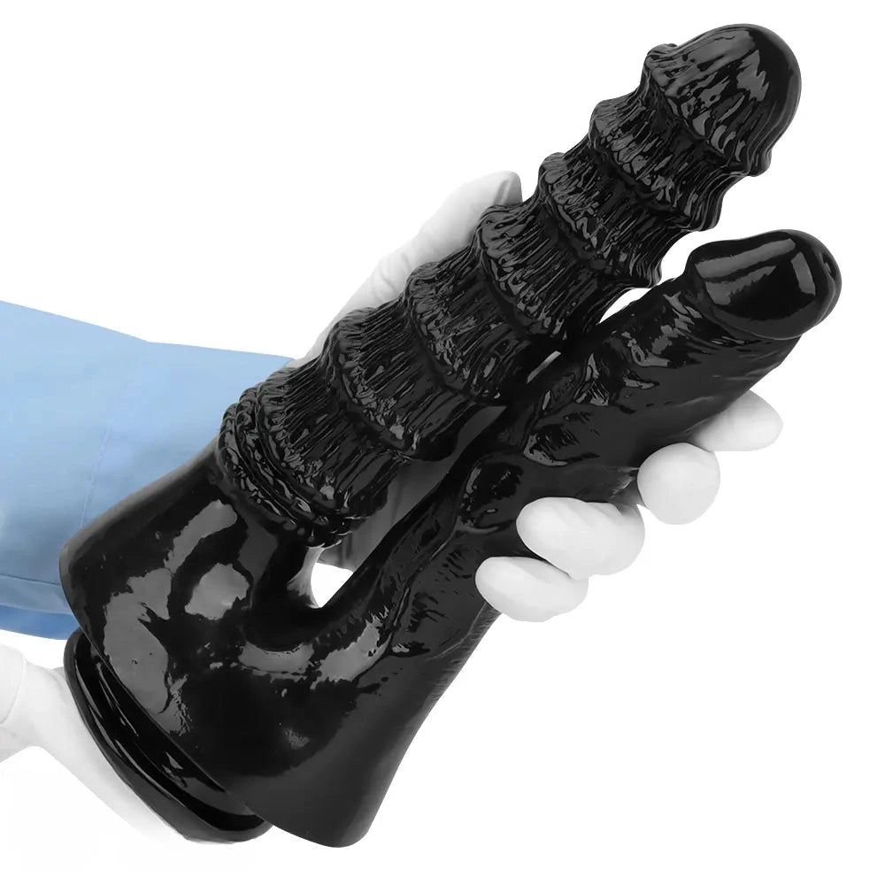 10.82in Oversized Double-headed Dildo For Lesbian Couple Gay Sex Toy