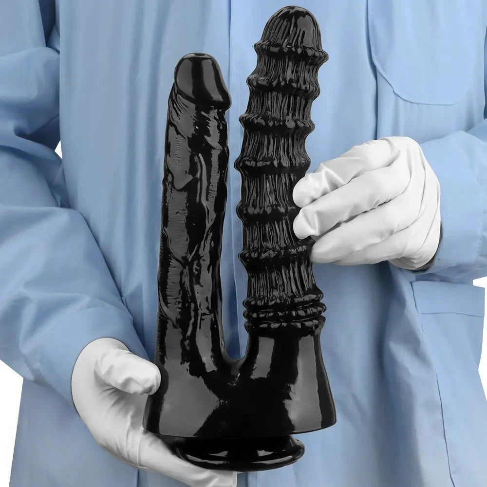 10.82in Oversized Double-headed Dildo For Lesbian Couple Gay Sex Toy