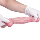 10.82in Real Feeling Double Layer Silicone Soft Handle Flexible Big Dildo