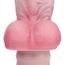 10.82in Real Feeling Double Layer Silicone Soft Handle Flexible Big Dildo