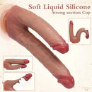 10.83in Dual Sided Silicone Big Dildo For Female Masturbation Cock