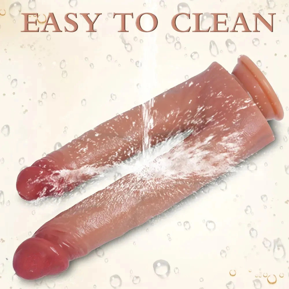 10.83in Dual Sided Silicone Big Dildo For Female Masturbation Cock