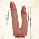 10.83in Dual Sided Silicone Big Dildo For Female Masturbation Cock