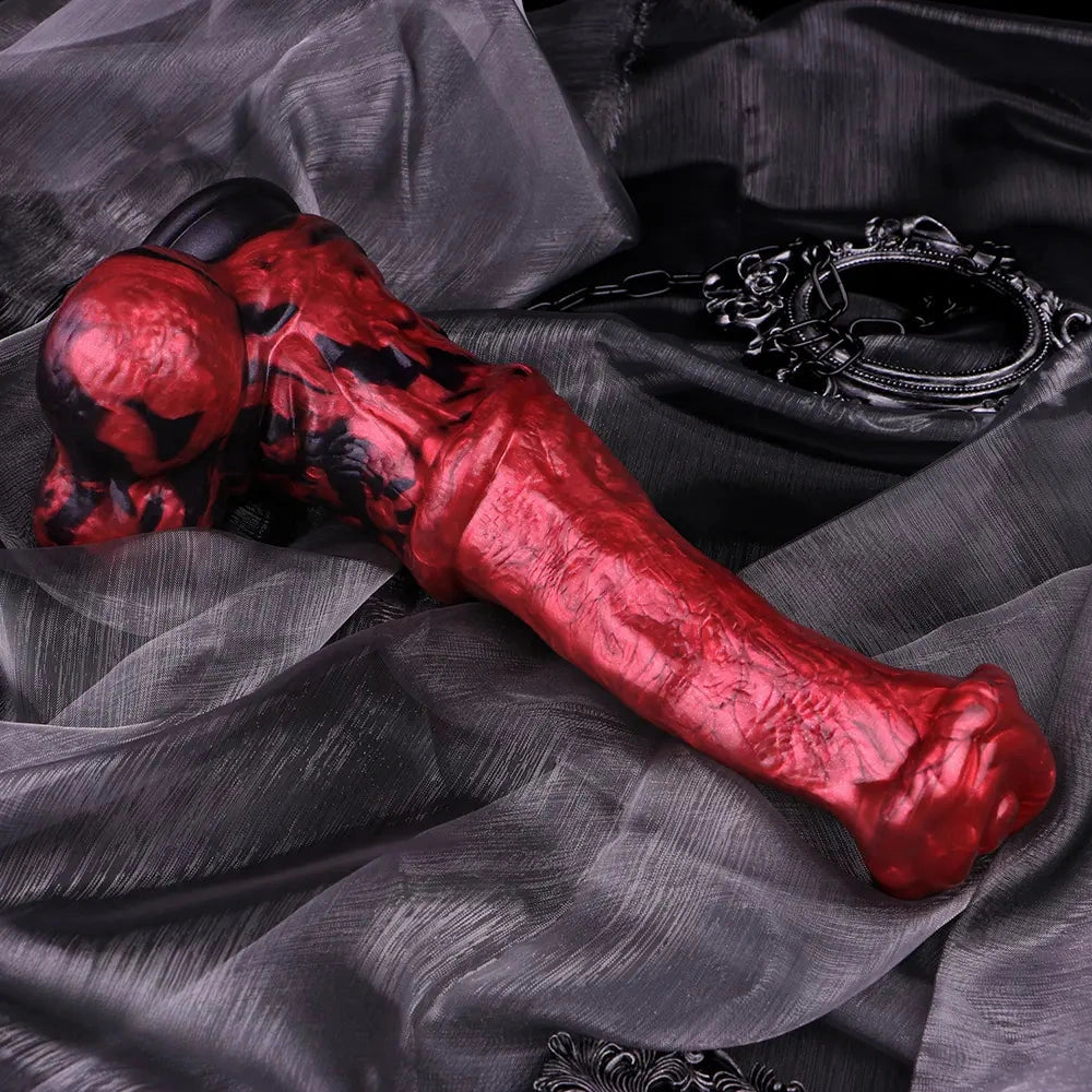 10.83in Horse Cock Dildo Soft Silicone Male Masturbator Adult Toy