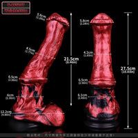 10.83in Horse Cock Dildo Soft Silicone Male Masturbator Adult Toy