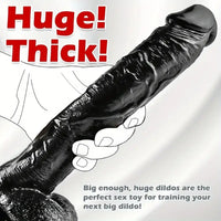 10.83in Huge Big G Spot Cock Real Dildo With Powerful Suction Cup