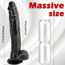 10.83in Huge Big G Spot Cock Real Dildo With Powerful Suction Cup