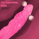 10.83in PVC Realistic Textured Bumpy Dildo For Women Men Gay Hand Free Play