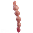 10.8in Big Vibrating Silicone Soft Pulling Beads Real Odd Dildo With 3 Motors
