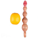 10.8in Big Vibrating Silicone Soft Pulling Beads Real Odd Dildo With 3 Motors