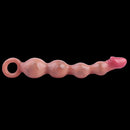 10.8in Big Vibrating Silicone Soft Pulling Beads Real Odd Dildo With 3 Motors