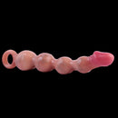 10.8in Big Vibrating Silicone Soft Pulling Beads Real Odd Dildo With 3 Motors