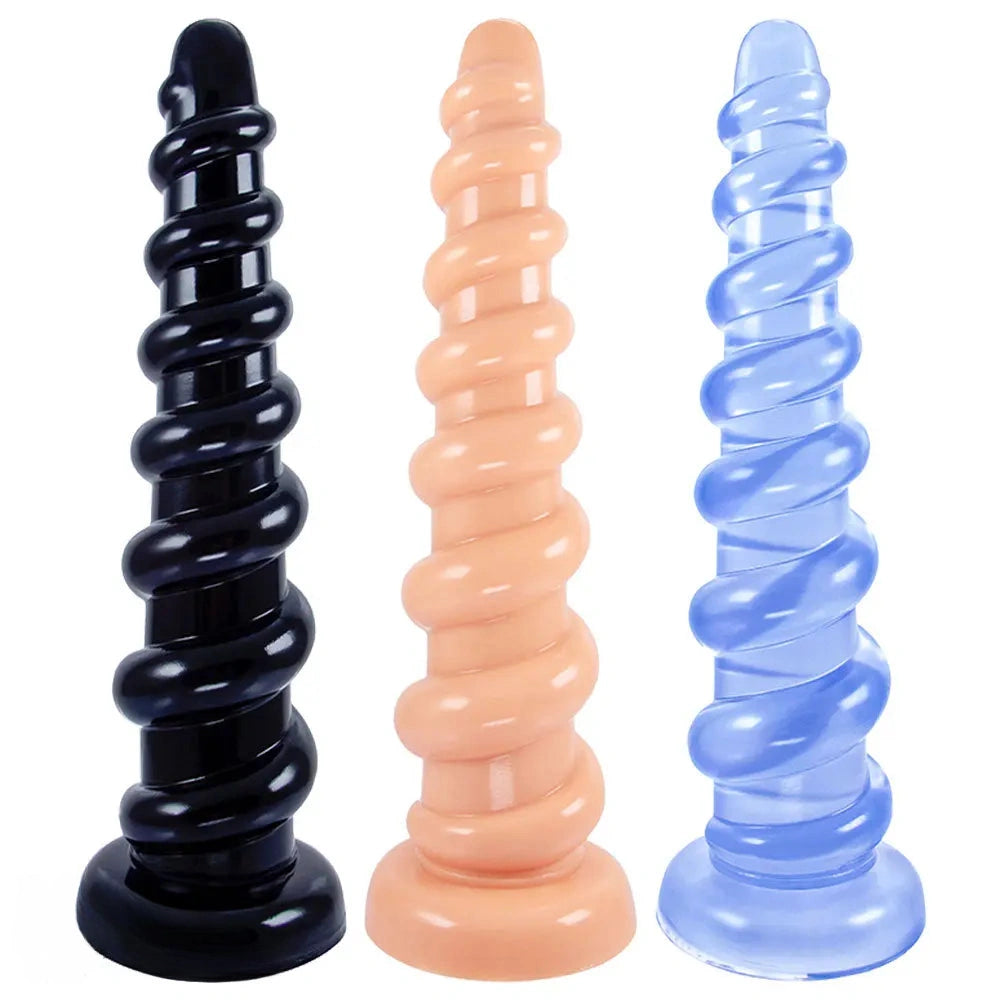 10.8in Graduated Beads PVC Women Men Large Anal Dildo Butt Plug