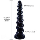 10.8in Graduated Beads PVC Women Men Large Anal Dildo Butt Plug