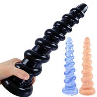 10.8in Graduated Beads PVC Women Men Large Anal Dildo Butt Plug