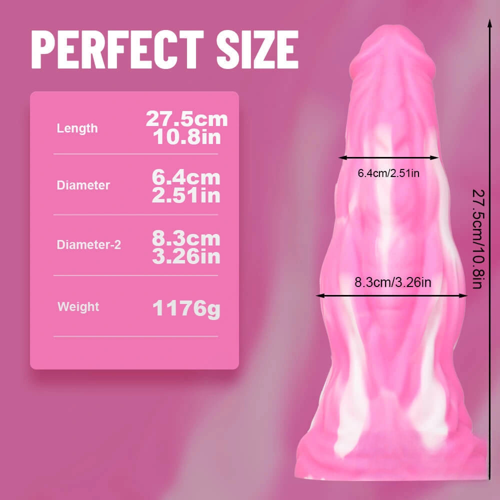 10.8in Real Feeling Lifelike Big Thick Dildo Sex Toy For Adults Love