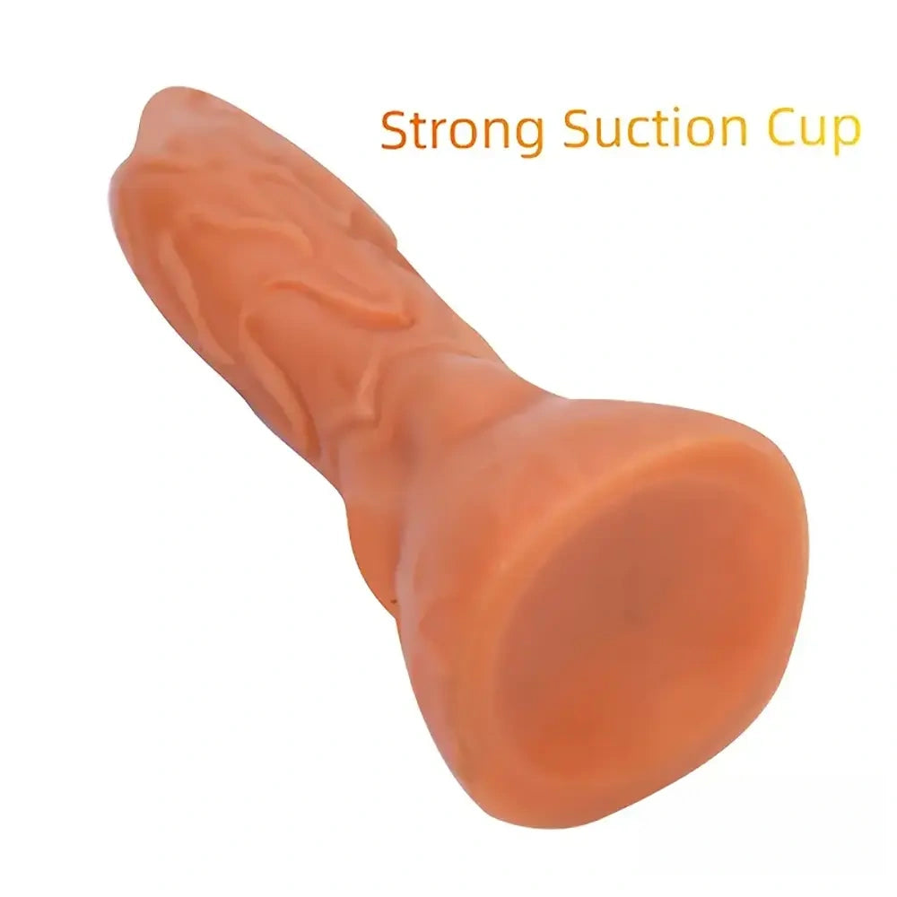 10.8in Rooster Shape Fantasy Large Silicone Soft Dildo For Anus Stimulation