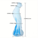 10.8in Rooster Shape Fantasy Large Silicone Soft Dildo For Anus Stimulation