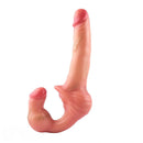 10.8in Strapless Silicone Large Soft Double Sided Strapon Dildo For Women