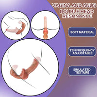 10.8in Strapless Silicone Large Soft Double Sided Strapon Dildo For Women