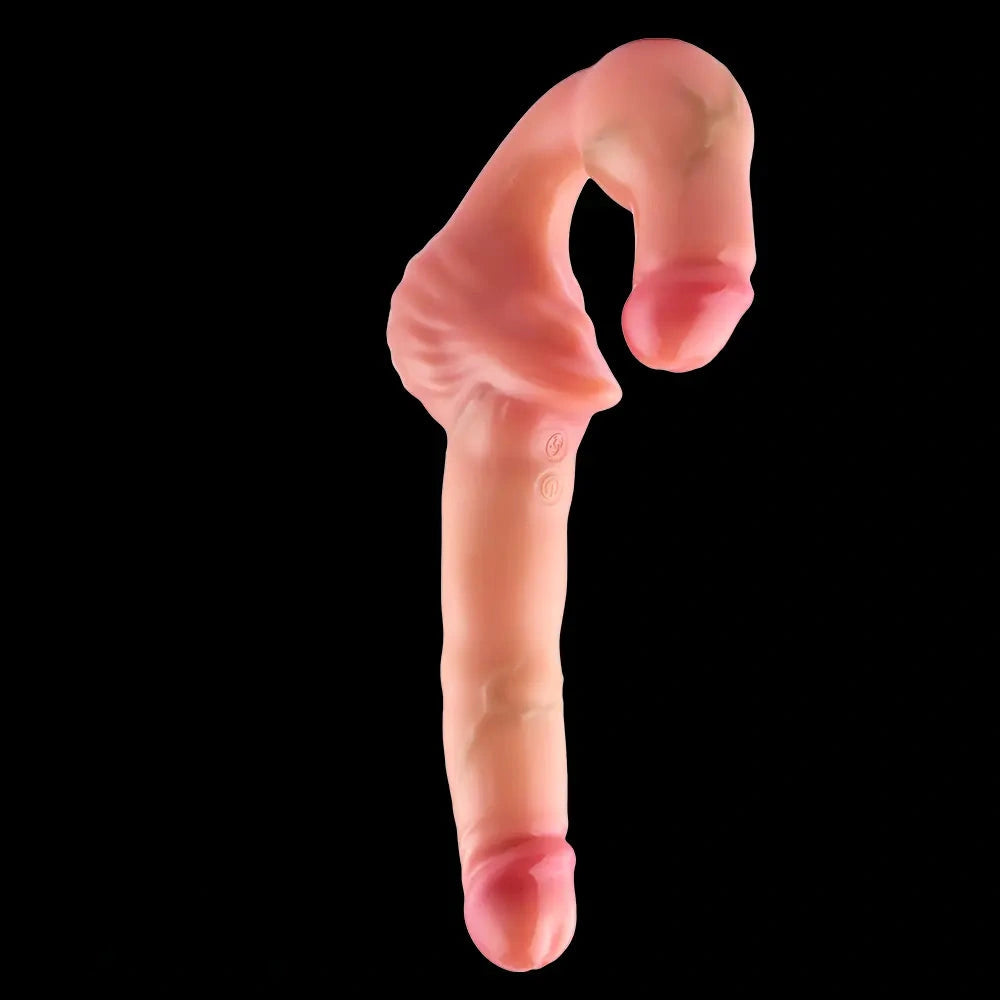 10.8in Strapless Silicone Large Soft Double Sided Strapon Dildo For Women