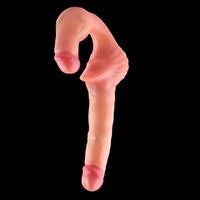 10.8in Strapless Silicone Large Soft Double Sided Strapon Dildo For Women
