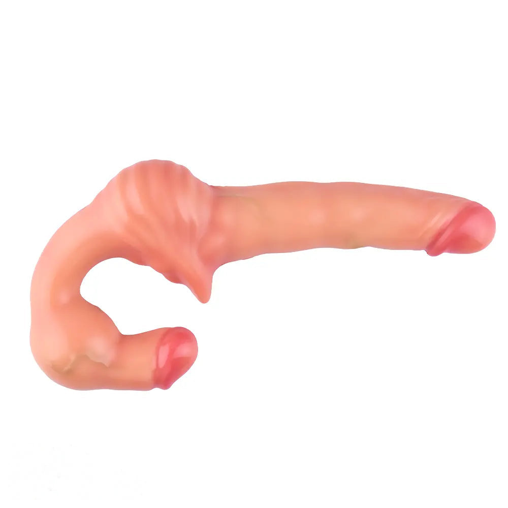10.8in Strapless Silicone Large Soft Double Sided Strapon Dildo For Women