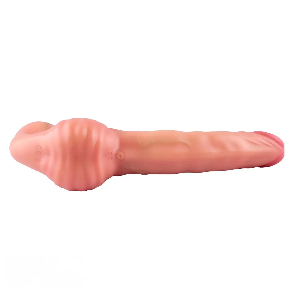 10.8in Strapless Silicone Large Soft Double Sided Strapon Dildo For Women