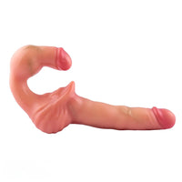 10.8in Strapless Silicone Large Soft Double Sided Strapon Dildo For Women