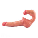 10.8in Strapless Silicone Large Soft Double Sided Strapon Dildo For Women
