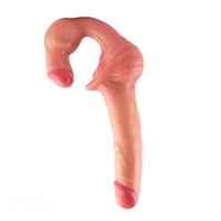10.8in Strapless Silicone Large Soft Double Sided Strapon Dildo For Women