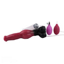 10.98in Dog Knot Ejaculating Inflatable Soft Silicone Dildo For Women