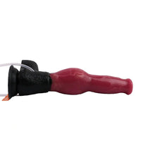 10.98in Dog Knot Ejaculating Inflatable Soft Silicone Dildo For Women