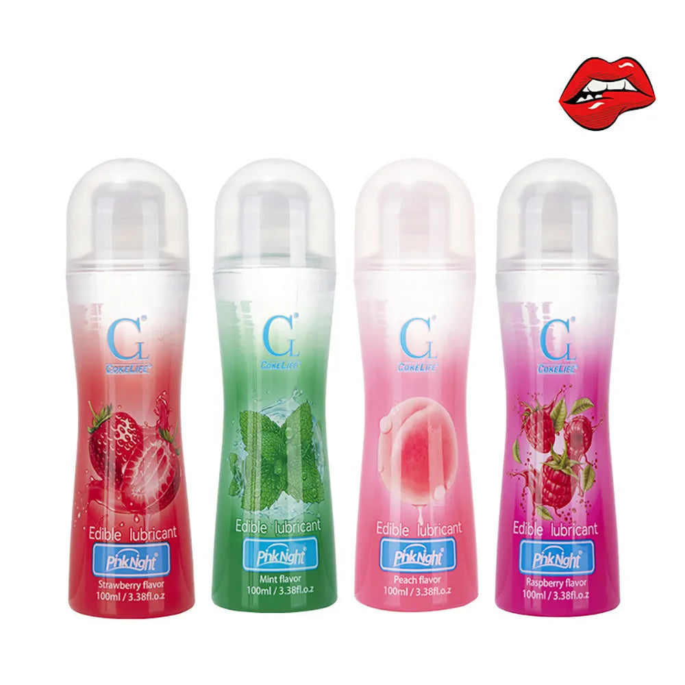 100ml Consumable Oral Sex Multiple Flavors Water-soluble Lubricant