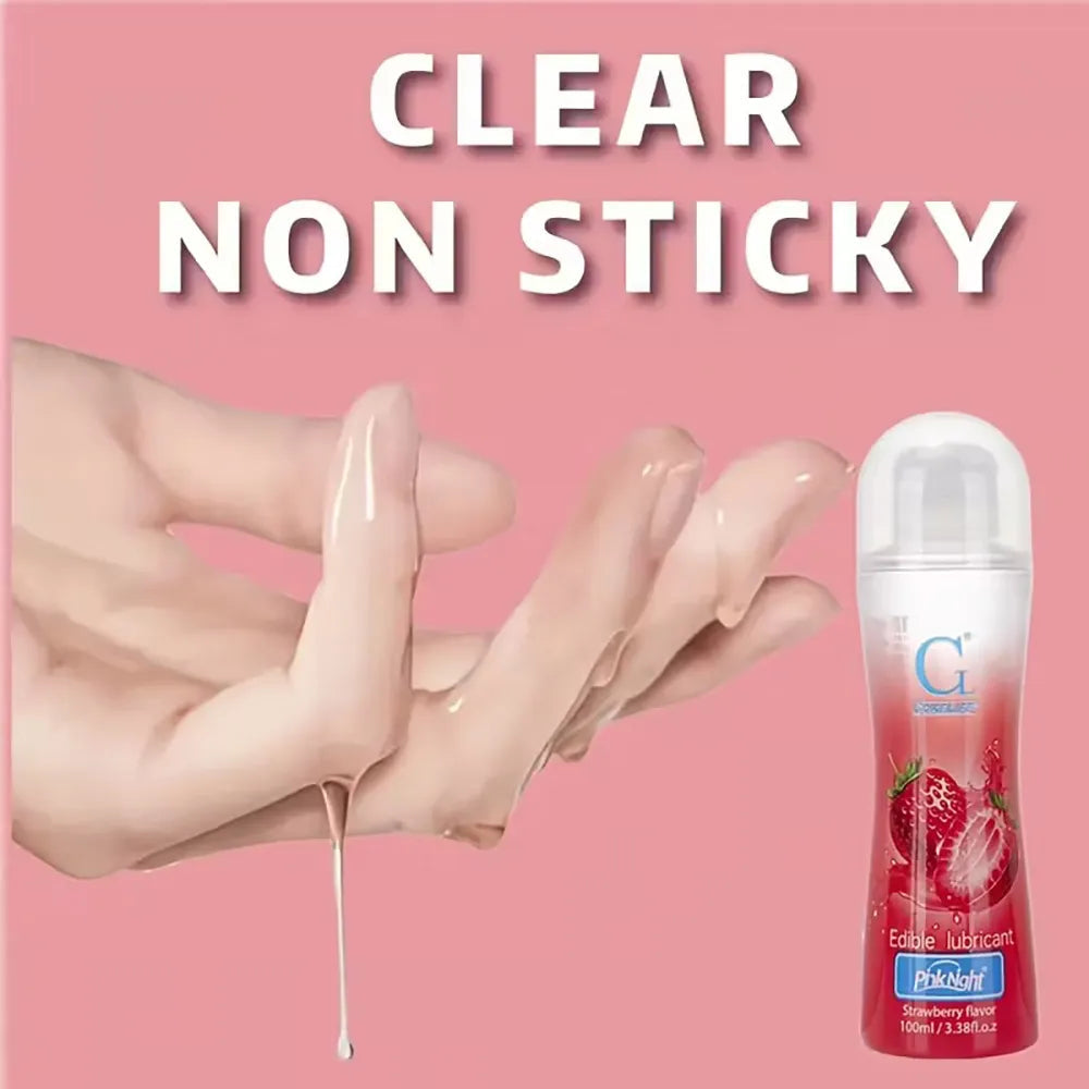 100ml Consumable Oral Sex Multiple Flavors Water-soluble Lubricant