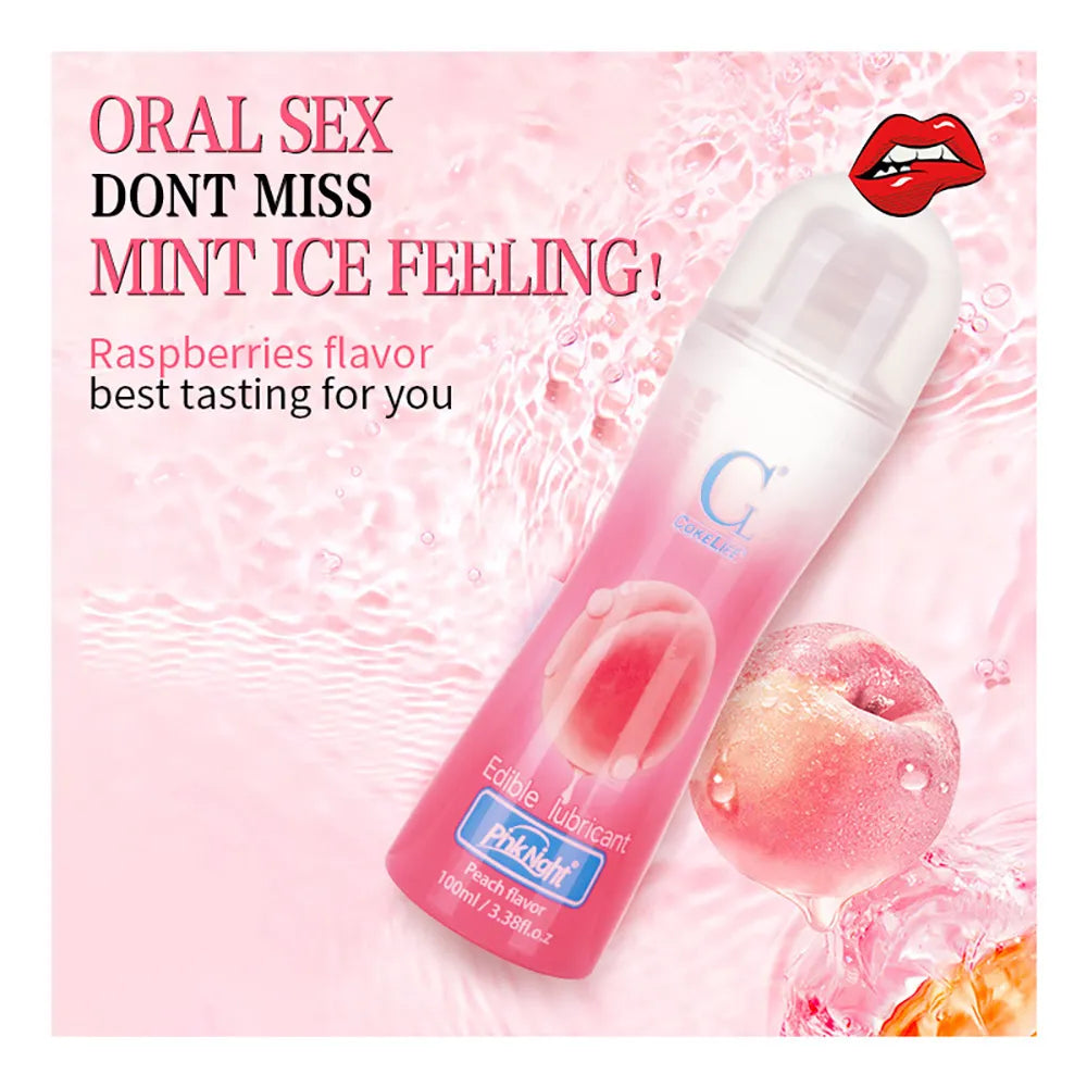 100ml Consumable Oral Sex Multiple Flavors Water-soluble Lubricant