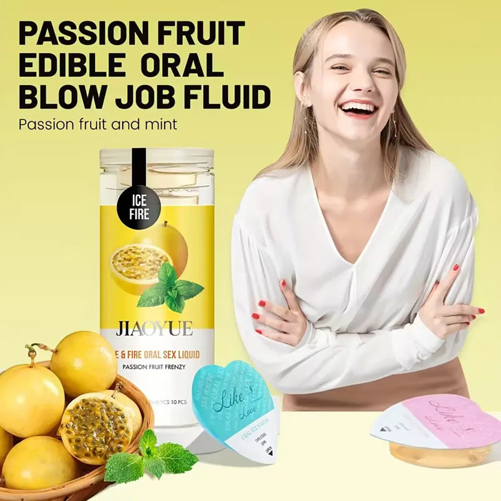 100ml Fruits Flavored Pleasure Gel Strawberry & Mint Lube For Oral Sex