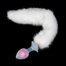 Aurora Ocean Wave Textured Crystal Silicone Anal Plug