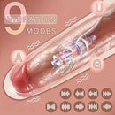 10in 3in1 Thrusting Vibrating Rotation Automatic Big Realistic Remote Dildo