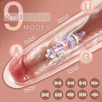 10in 3in1 Thrusting Vibrating Rotation Automatic Big Realistic Remote Dildo