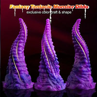 10in Big Octopus Tentacle Silicone Soft Dildo For Anal Prostate