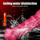 10in Horse Knot Silicone Soft Big Ejaculating Dildo G-Spot Stimulato Massager