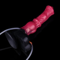 10in Horse Knot Silicone Soft Big Ejaculating Dildo G-Spot Stimulato Massager