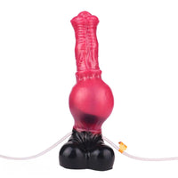 10in Horse Knot Silicone Soft Big Ejaculating Dildo G-Spot Stimulato Massager