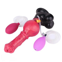 10in Horse Knot Silicone Soft Big Ejaculating Dildo G-Spot Stimulato Massager