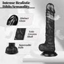 10in Huge Penis Soft Real Skin Big Suction Cup Dildo Women Anal Sex Toy