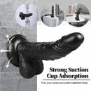 10in Huge Penis Soft Real Skin Big Suction Cup Dildo Women Anal Sex Toy