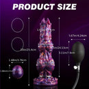 10in Monster Fantasy Ovipositor Inflatable Pump Knotted Animal Dildo