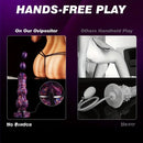 10in Monster Fantasy Ovipositor Inflatable Pump Knotted Animal Dildo